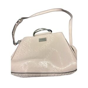 CLEARANCE-GUESS Pink Satchel with Adjustable Strap